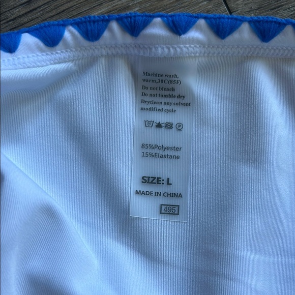 Floral Blue Swimsuit NWT - Picture 2 of 5